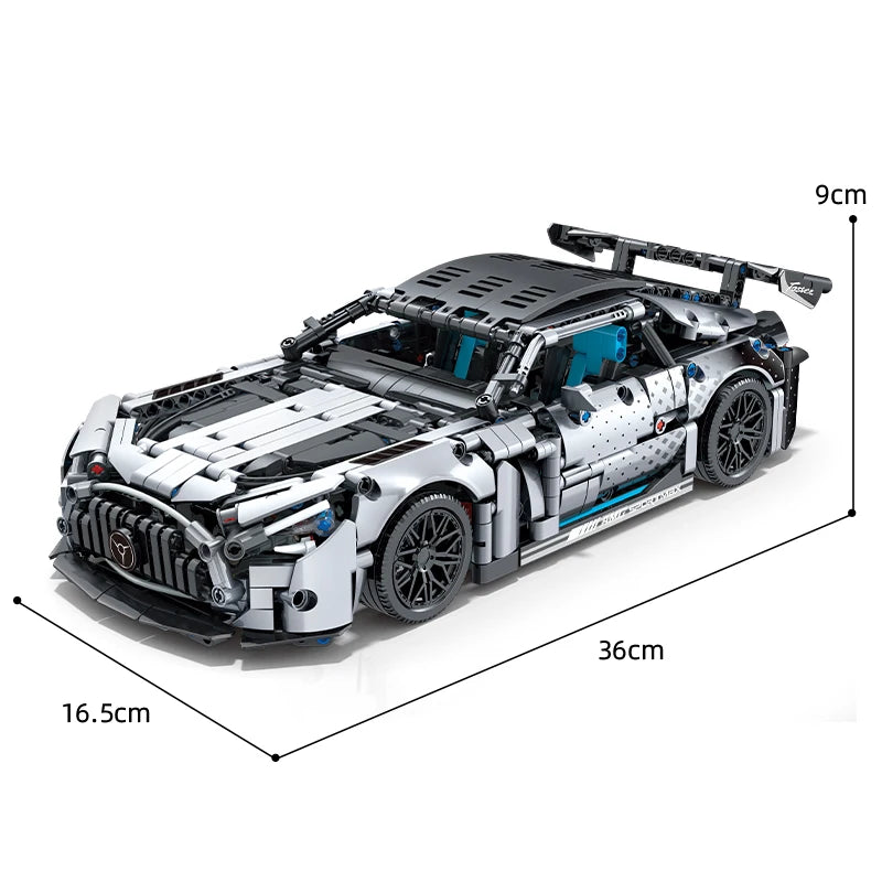 1310PCS Racing Car Building Blocks Set – 1:14 Scale Sports Vehicle Model Kit, Creative DIY Mechanical Bricks Toy for Adults & Boys Birthday Gift