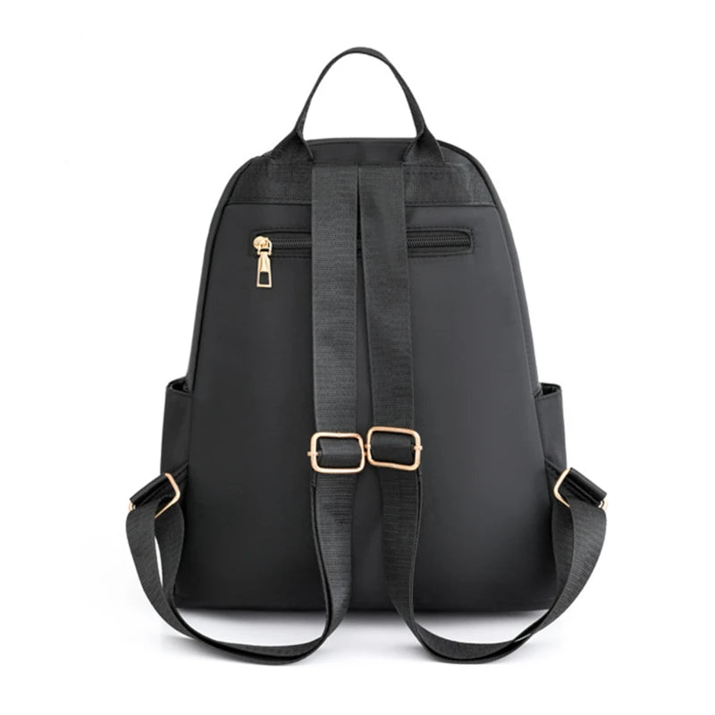 High-Quality Nylon Women's Backpack - Large Capacity, Versatile and Casual Travel Shoulder Bag for Teens