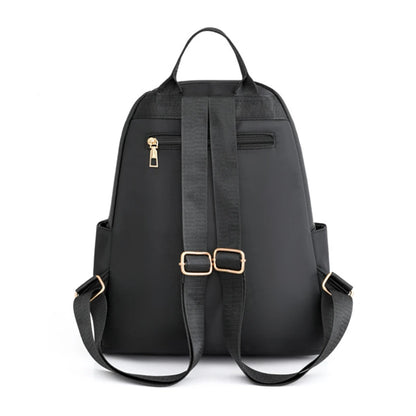 High-Quality Nylon Women's Backpack - Large Capacity, Versatile and Casual Travel Shoulder Bag for Teens
