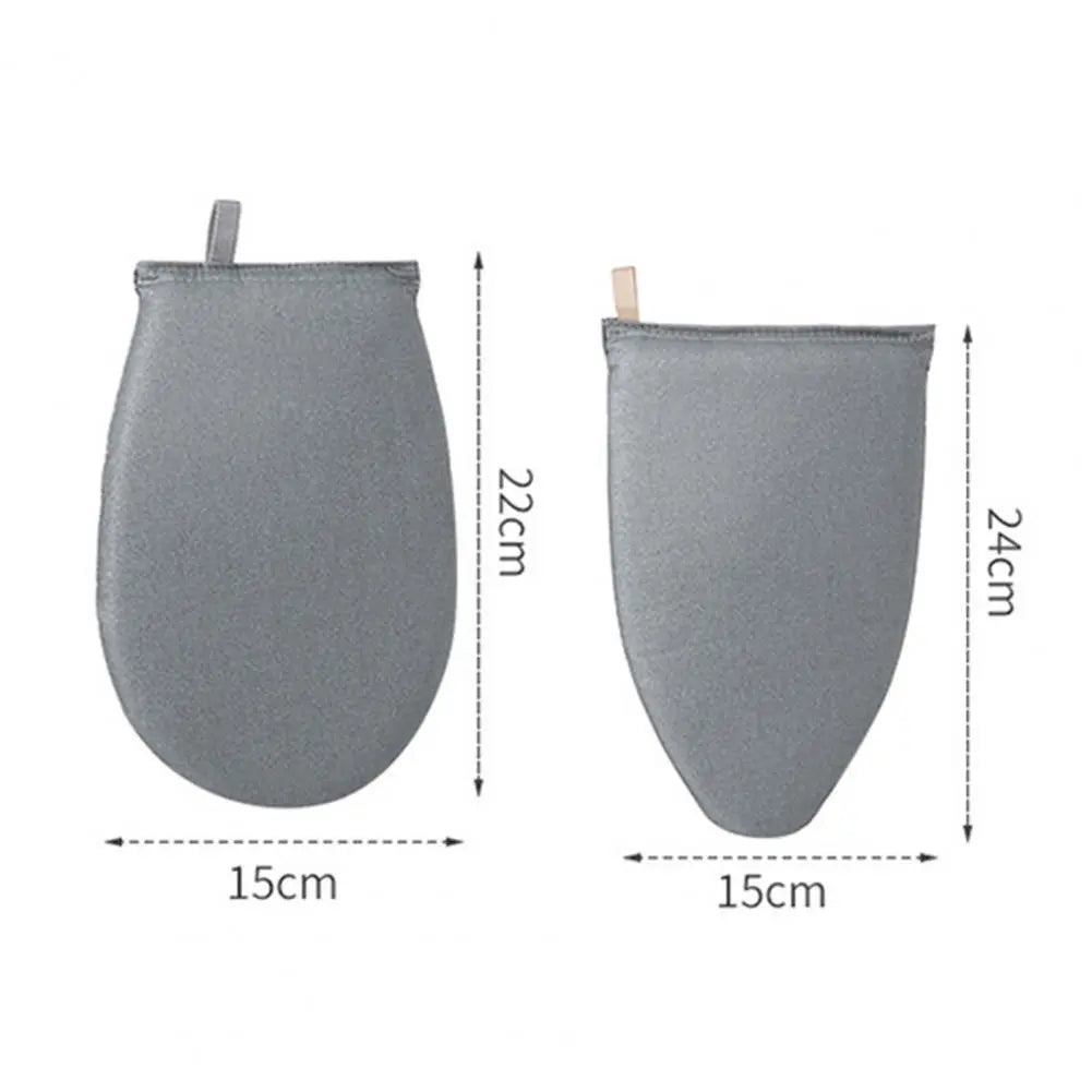 Grey Heat-Resistant Washable Mini Ironing Board Pad Cover for Clothing Store - Stain Resistant and Anti-Scald