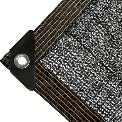 Black Shade Cloth Cover - UV Sunblock Mesh Net with Grommets for Pergola, Greenhouse, Garden & Patio Canopy