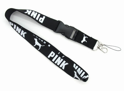 LOVE PINK Cellphone Lanyard Strap – Detachable Buckle Holder for Keys, ID Cards, Clothing & Accessories (H005)