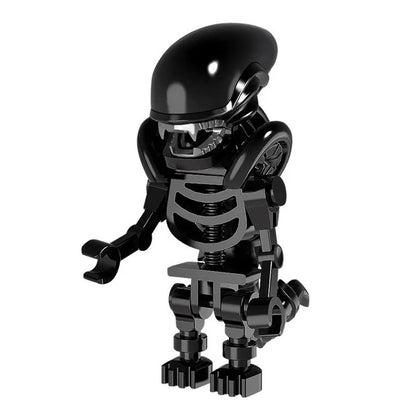 Super Heroes Model Figure Blocks – Invisible Predator vs Alien Jungle Killer Construction Toy for Children