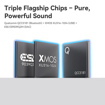 Khadas Tea Pro Portable Headphone Amp - BT 5.4, 2100mAh, ESS ES9039Q2M, PCM 768 & DSD512, 3.5/4.4mm Output
