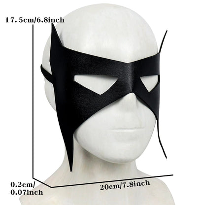 Bulex Nightwing Cosplay Costume – Adult Bat Superhero Outfit with Eye Mask for Halloween & Masquerade