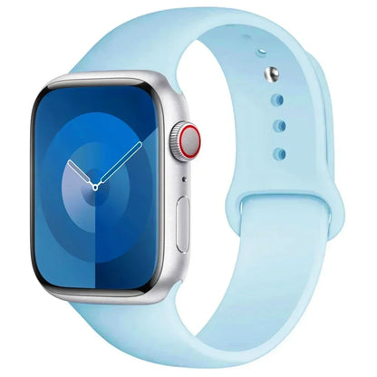 Silicone Sport Band for Apple Watch — Fits Ultra 2/3 & Series 11–SE (40–49mm)