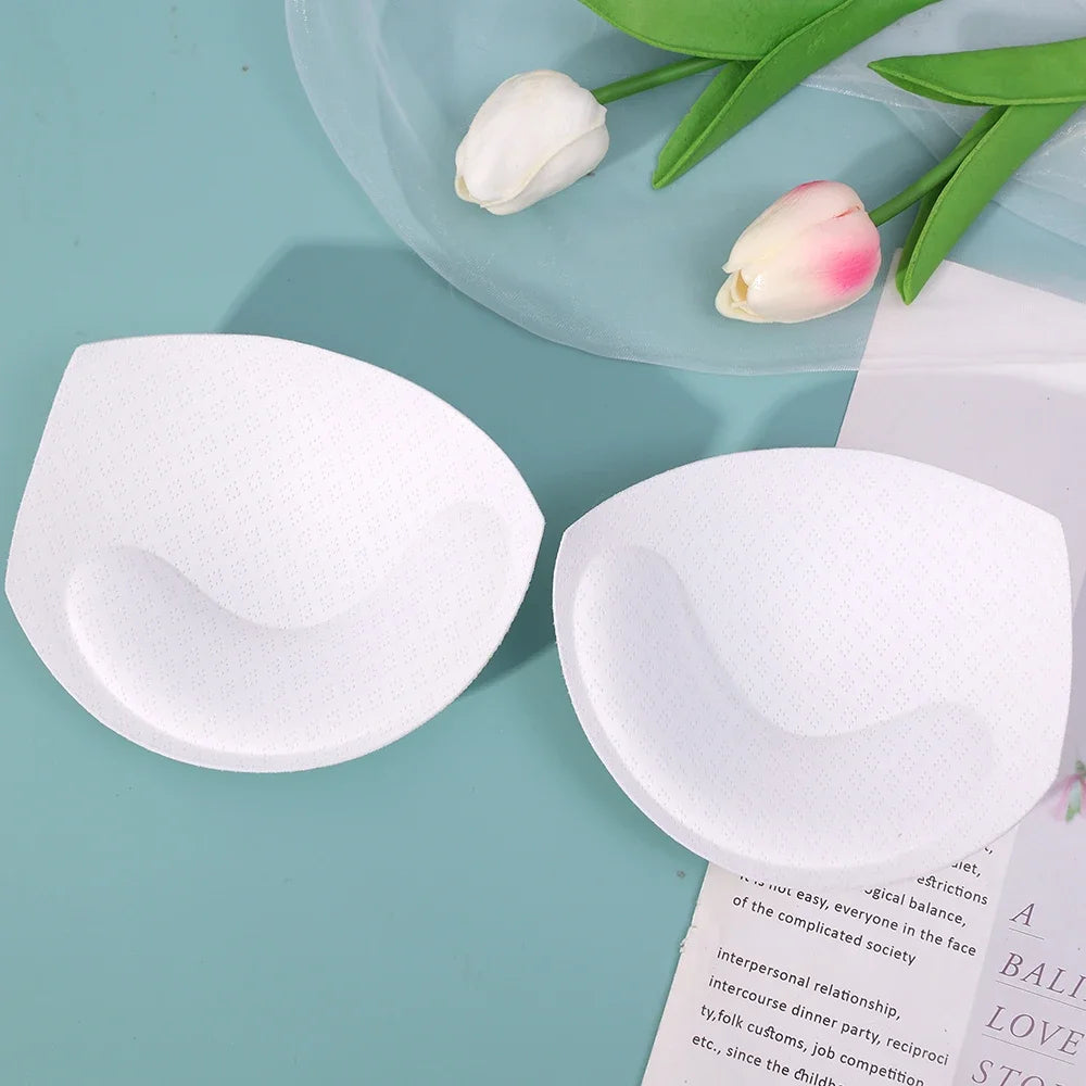 3D Removable Push-Up Bra Pads — Women’s Breathable Sponge Inserts for Underwear, Swimsuits & Breast Lift
