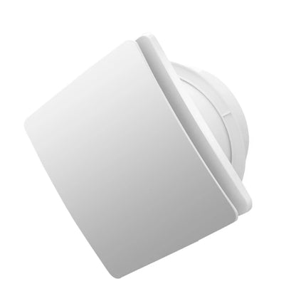 Small Powerful Air Extraction Wall Fan — Adjustable Timer Bathroom Ventilation Fan with Moisture Detection