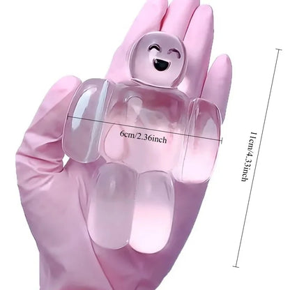 Transparent Jelly Robot Squishy Toy - Soft Slow-Rebound Stress Relief Fidget