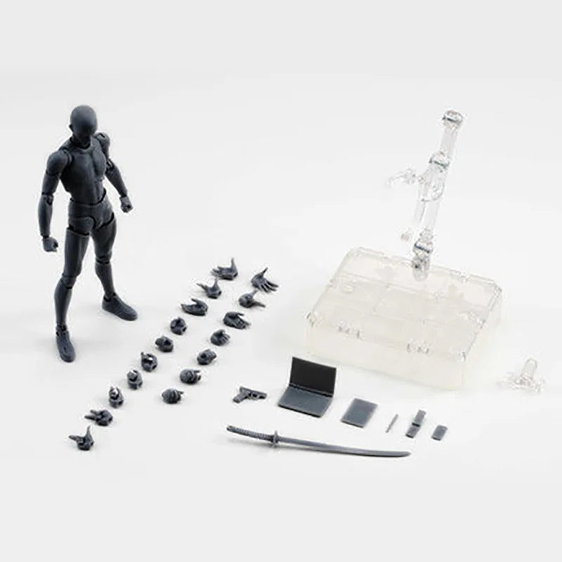 Sketch Drawing Figurines – Male & Female Movable Body Kun/Body Chan Anime Action Figure Mannequin