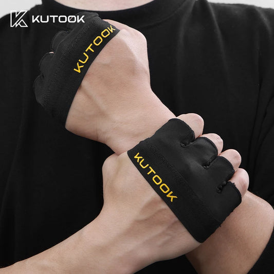 KUTOOK Four-Finger Fitness Gloves – Breathable, Anti-Slip & Shock-Absorbing for Men & Women