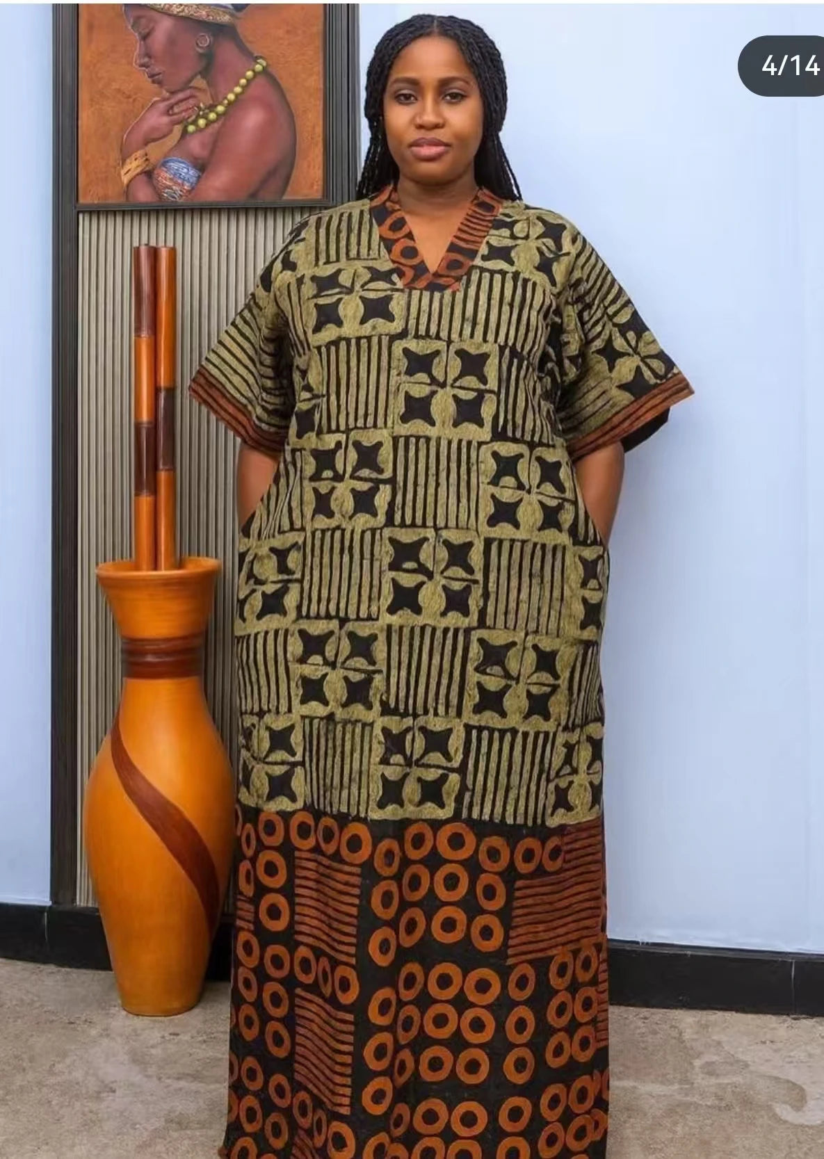2026 Plus Size African Maxi Dress - Traditional Dashiki Ankara Gown, Abaya, Kaftan & Robe for Women