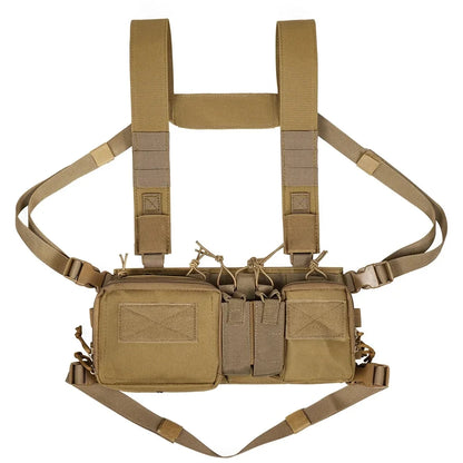 Tactical Vest CS Match – Wargame Military Nylon Chest Rig Vest for Airsoft, Hunting & Outdoor Camping Gear Accessories