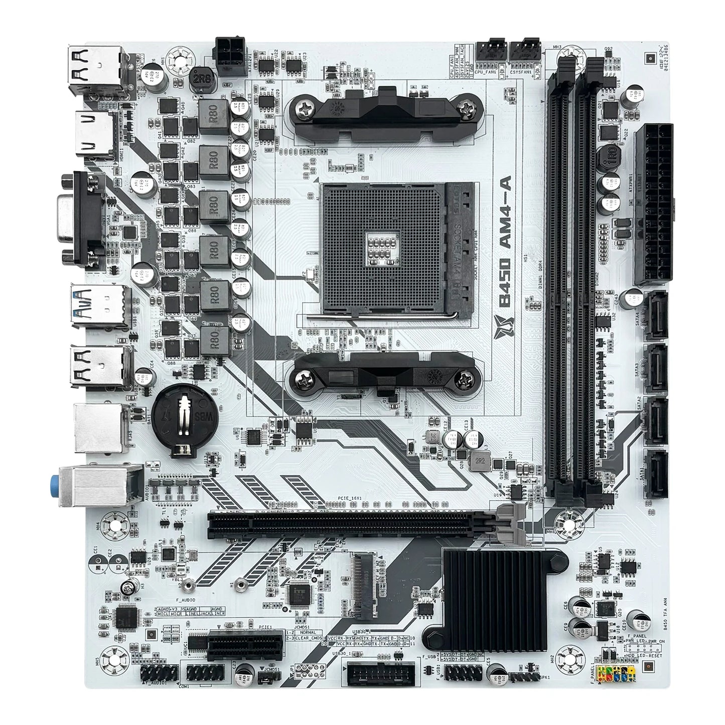MACHINIST B450 AM4 Motherboard – Dual-Channel DDR4, M.2 NVMe, Ryzen 5500/5600/5600G Support