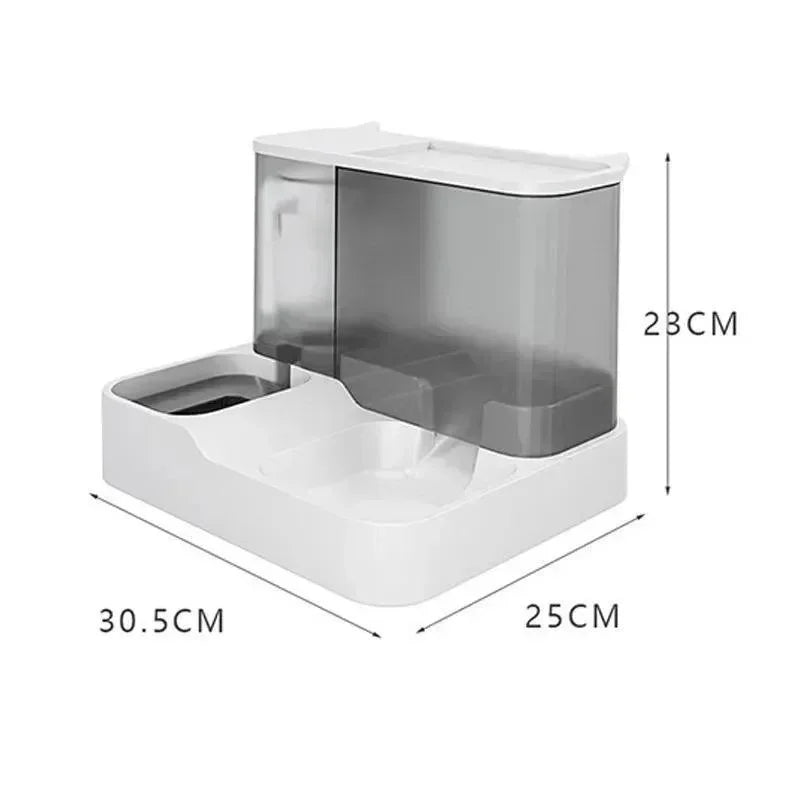 2.2L Automatic Pet Feeder & Water Dispenser – Smart 2-in-1 Dog Food Bowl