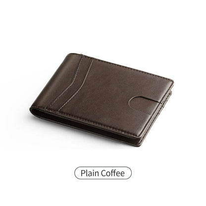 Carbon Fiber Minimalist Trifold Wallet for Men — Ultra-Thin RFID Wallet with ID Window, 13 Card Slots & Coin Holder
