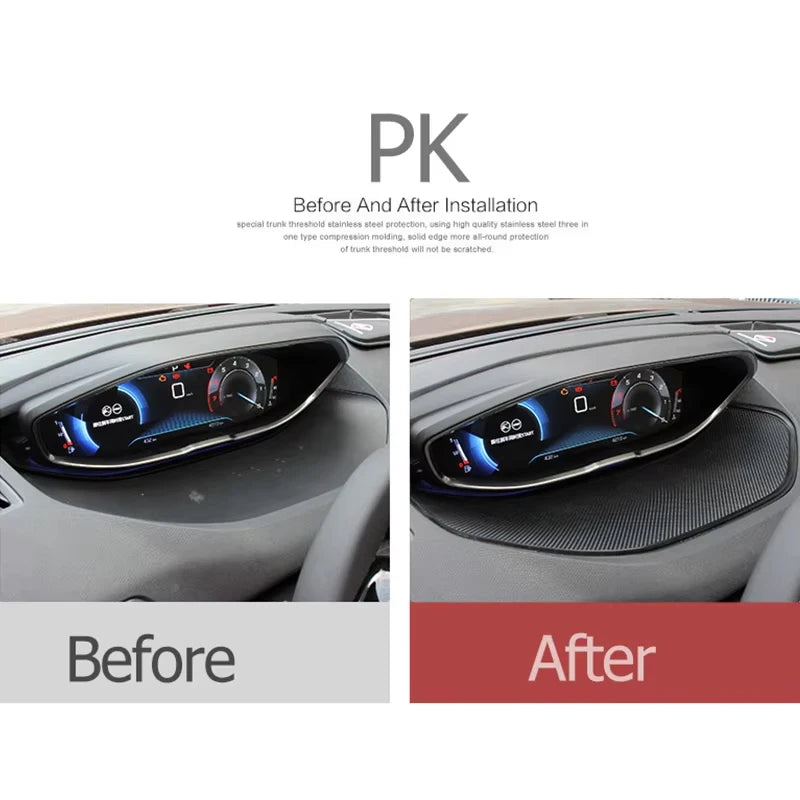 Car Dashboard Anti-Slip Sticky Pad Mat – Non-Skid Display Meter Cover for Peugeot 3008 & 5008 GT 2016–2023 Interior Accessory