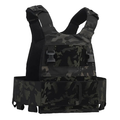 FCPC Tactical Vest Ferro – Lightweight Folding Airsoft Plate Carrier with Breathable Design, Portable Hunting Mag Pouch & Army Equipment