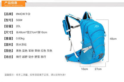 20L Waterproof Mountaineering Backpack – Outdoor Hiking & Camping Bag for Men & Women