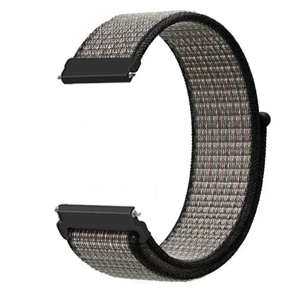 22mm Sport Nylon Loop Watch Band – Breathable Replacement Wristband for NORTH EDGE APACHE-46 Smartwatch, Durable Adjustable Strap