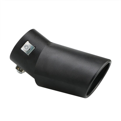 2.5" Stainless Steel Car Exhaust Muffler Tip – Chrome Rear Tail Pipe for Most Cars