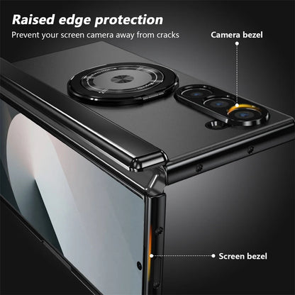 360° Rotating Magnetic Ring Case for Samsung Galaxy Z Fold 6/5/4/3 5G – Hinge Protection Phone Cover with Holder