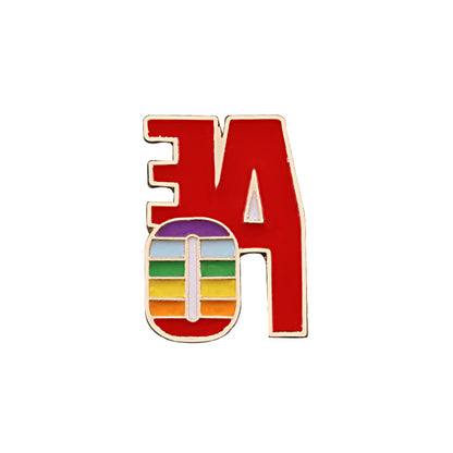 LGBT Rainbow Enamel Pins — Custom Heart & Flag Brooches for Bag, Shirt, Lapel, YES Gesture, Jewelry Gifts