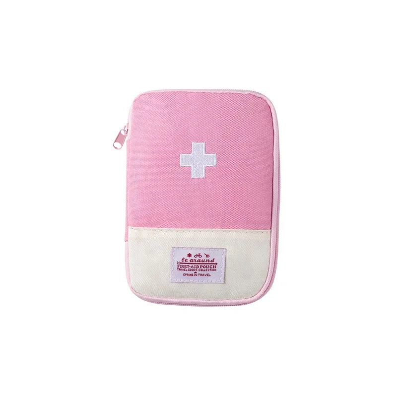 Portable Medicine Bag – Cute First Aid Kit Organizer, Medical Emergency Kits for Outdoor Travel & Household Pill Storage