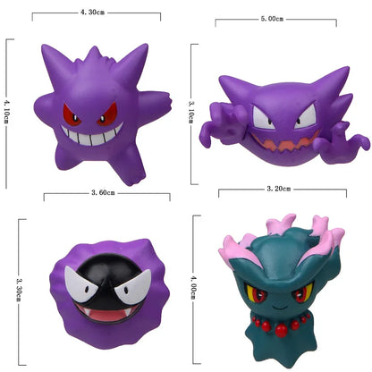 Ghost Pokémon Car Air Vent Figure - Gastly Gengar Haunter Duskull Anime Interior Ornament Gift