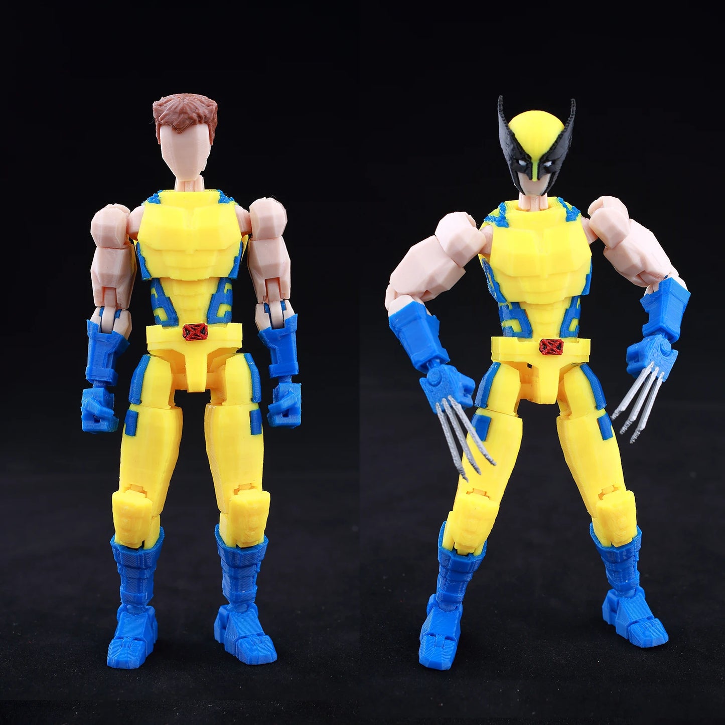 9L3D Lucky13 T13 Action Figures — 3D Printed Deadpool, Wolverine, Batman, Spider-Man & Venom Anime Model Toys, Collectible Gift