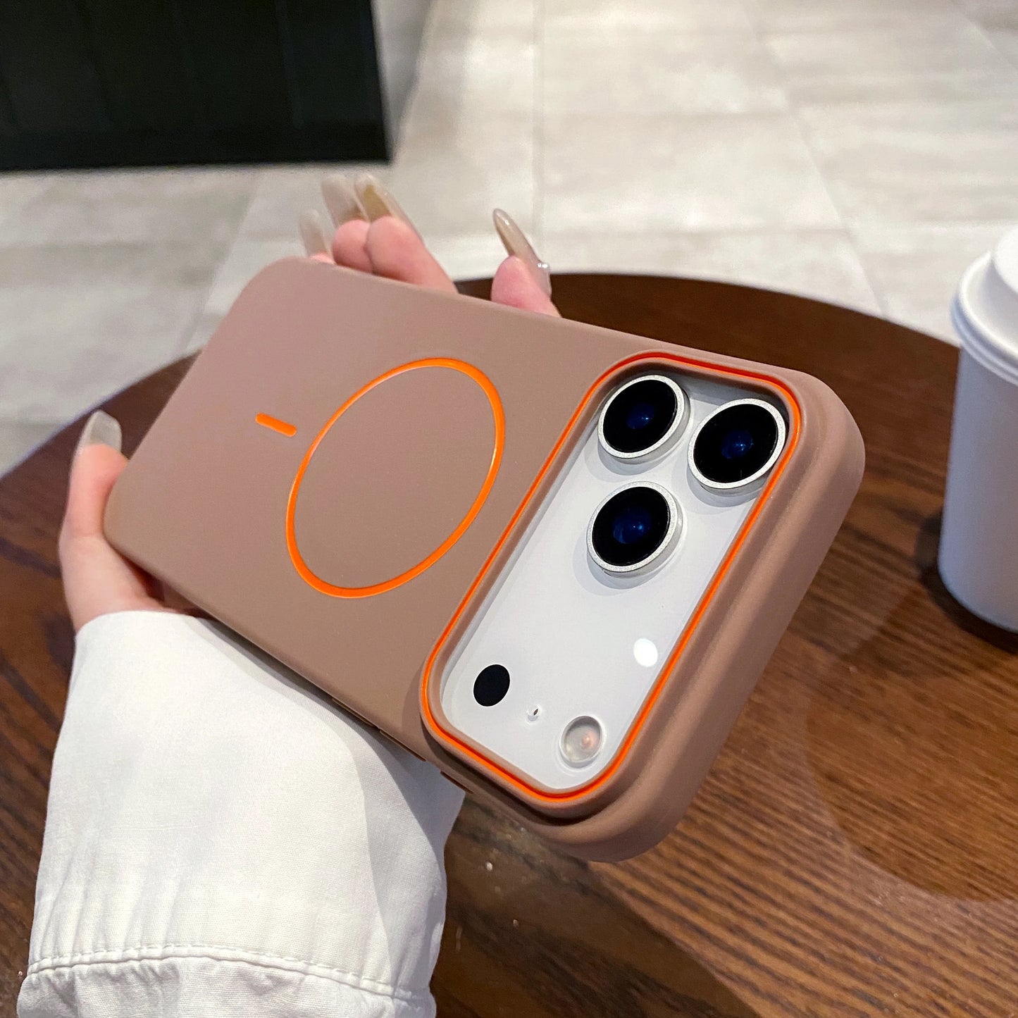 Luxury Magnetic Matte Phone Case - Soft Shockproof MagSafe Cover for iPhone 17 Pro Max & More