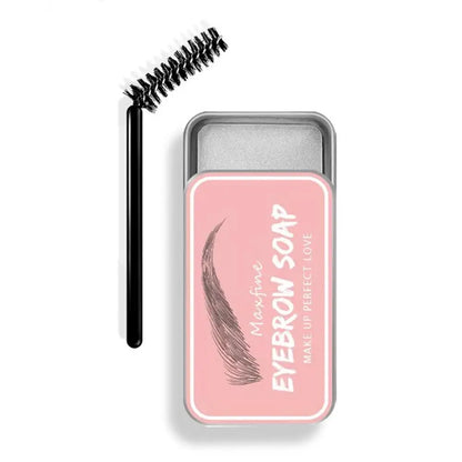 Transparent Pomade Eyebrow Styling Soap – Gel Wax Fixer with Brush for Women, Eyebrow Makeup & Cosmetics
