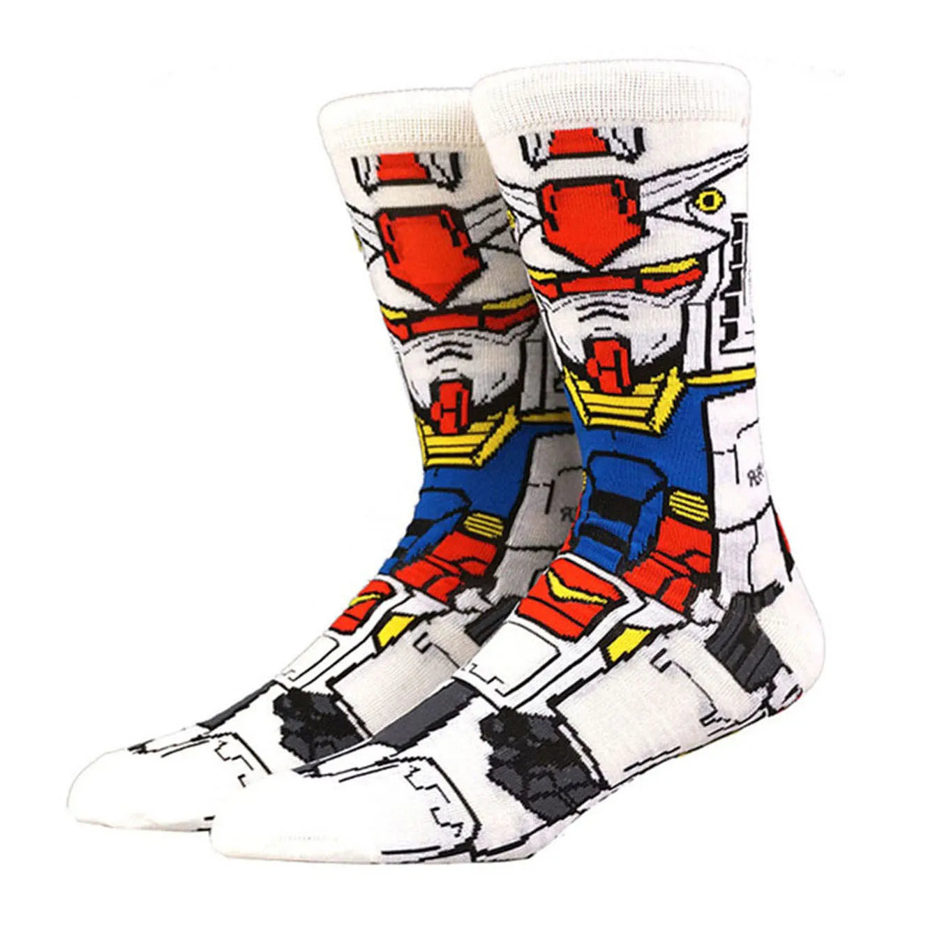 BANDAI Cartoon Anime Crew Socks for Men & Women – Hip Hop Street Fashion Funny Novelty Casual Cotton Socks, Cute Anime Style Unisex Socks