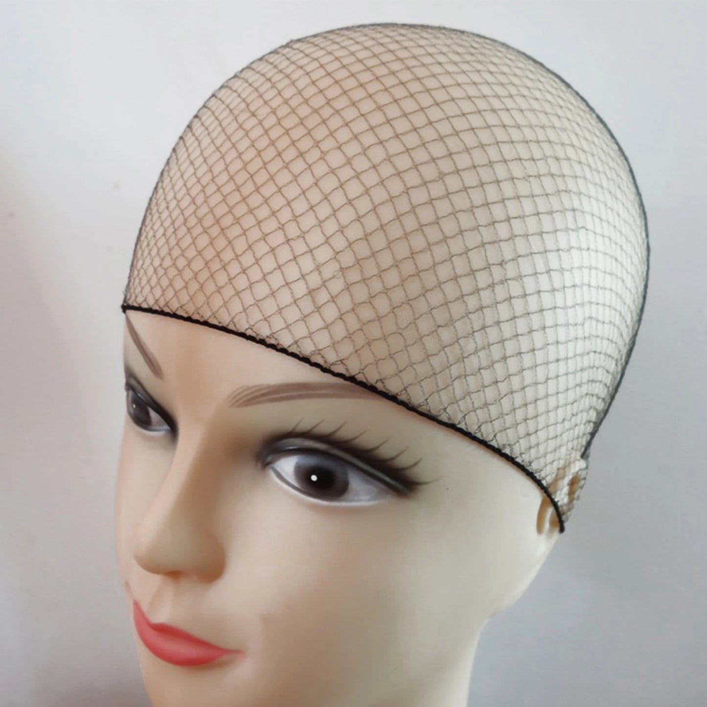 Five-Color Nylon Hairnets – Soft Elastic Invisible Hair Nets, 20PCS/50PCS Sample Pack