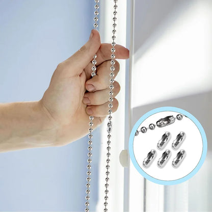 Roller Blind Chain Connectors - Stainless Steel Replacement Ball Chain Set (5/10PCS)