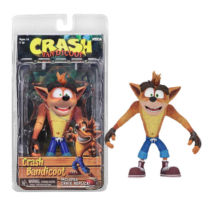 Crash Bandicoot Action Figure Toy – N. Sane Trilogy Game Character Collectible Gift