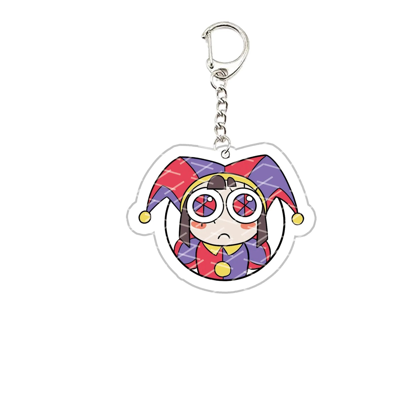 The Amazing Digital Circus Acrylic Keychain – Pomni, Jax, Ragatha, Gangle & Kinger Fan Gift Keyring for Bags & Accessories