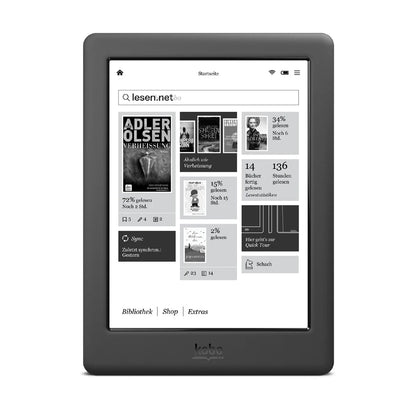 KOBO Glo HD E-Reader - 6-Inch 300PPI E-Ink Display with Front Light, Available in 4G/16G/32G Models