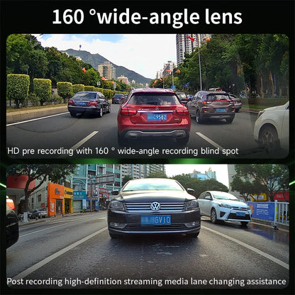JIUYIN Dual Motorcycle Action Camera – 1080P Front & Rear DVR, Waterproof Dash Cam with WiFi
