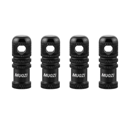 MUQZI 2/4PCS Presta Valve Caps with Core Remover — MTB Tubeless Tire Valve Stem Accessories