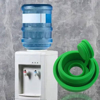 Water Bottle Replacement Lid – Silicone Top Cover for 3 and 5 Gallon Water Jugs – Anti-Splash Stopper and Drinking Bucket Accessories