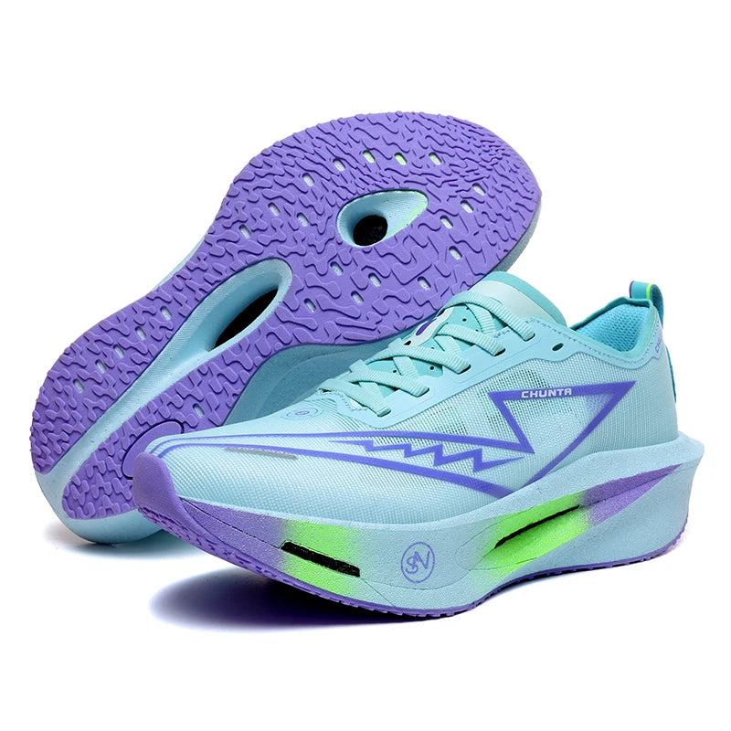 Carbon Plate Marathon Running Shoes - Lightweight Breathable Athletic Sneakers for Men & Women