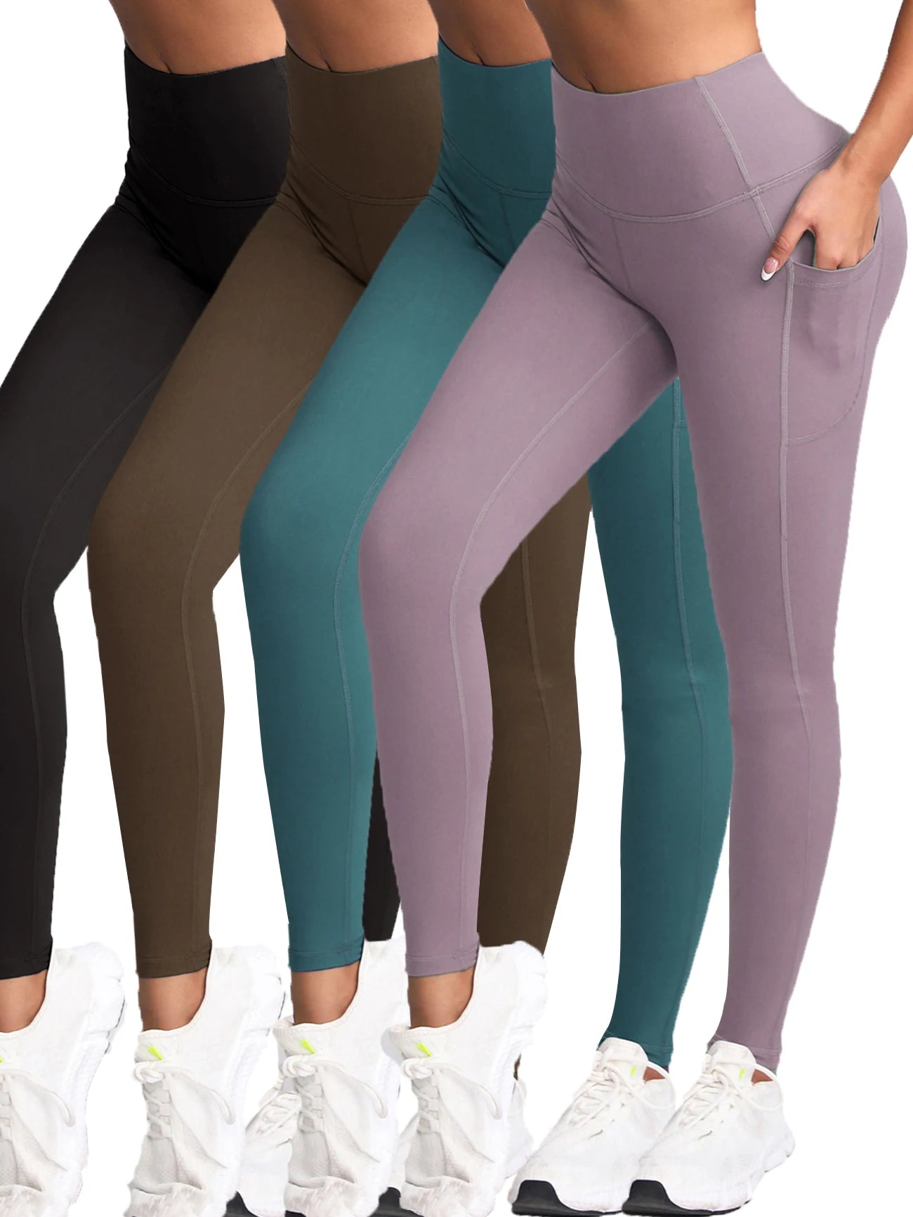 CHRLEISURE 2.0 Gym Leggings for Women – High-Waisted Fitness Activewear with Pockets for Running & Outdoors