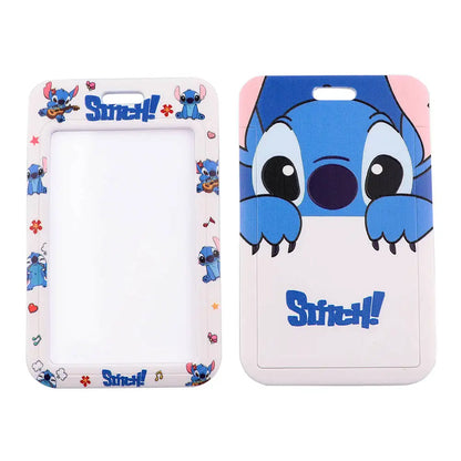 Stitch Cute Cartoon Lanyard – Keychain, ID & Credit Card Holder, Mobile Phone Charm Neck Strap Gift