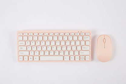 2.4G Wireless Mini Keyboard and Mouse Combo – Portable Set for Notebook, Laptop, Mac, PC, Smart TV & PS4