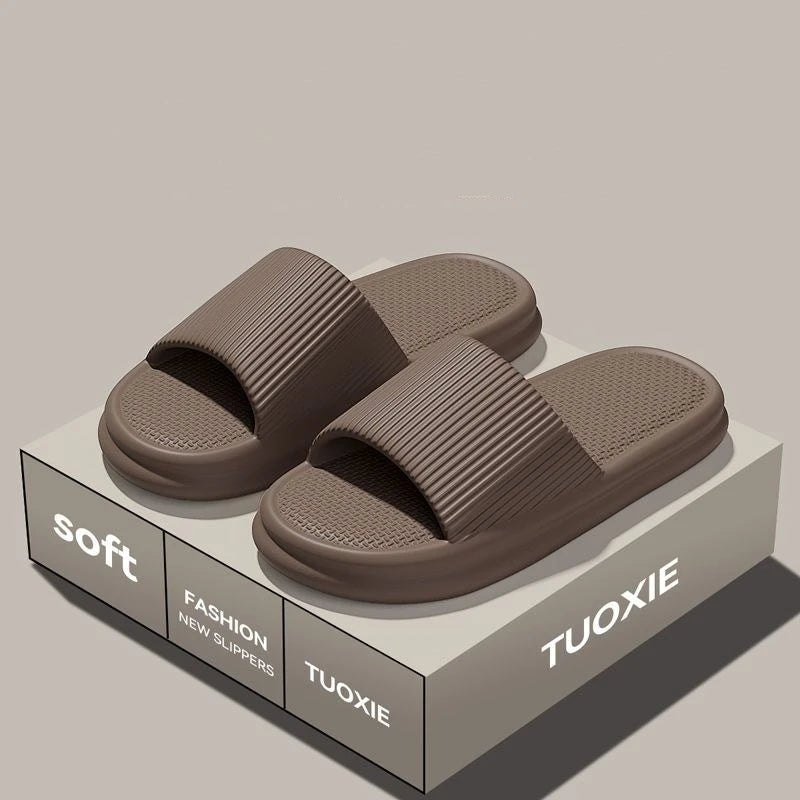 Unisex EVA Summer Slippers – Soft Non-Slip Home & Bathroom Slides for Men & Women, Comfortable Beach & Outdoor Sandals