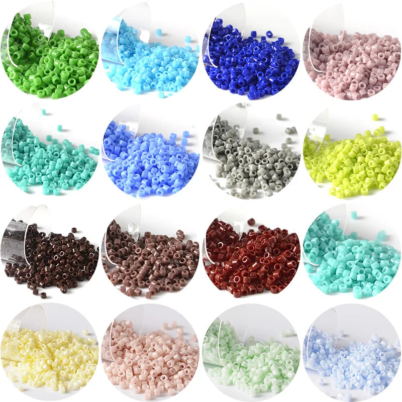Miyuki Delica Seed Beads - 11/0 Glass Beads for DIY Jewelry, Bracelet Making & Craft Projects