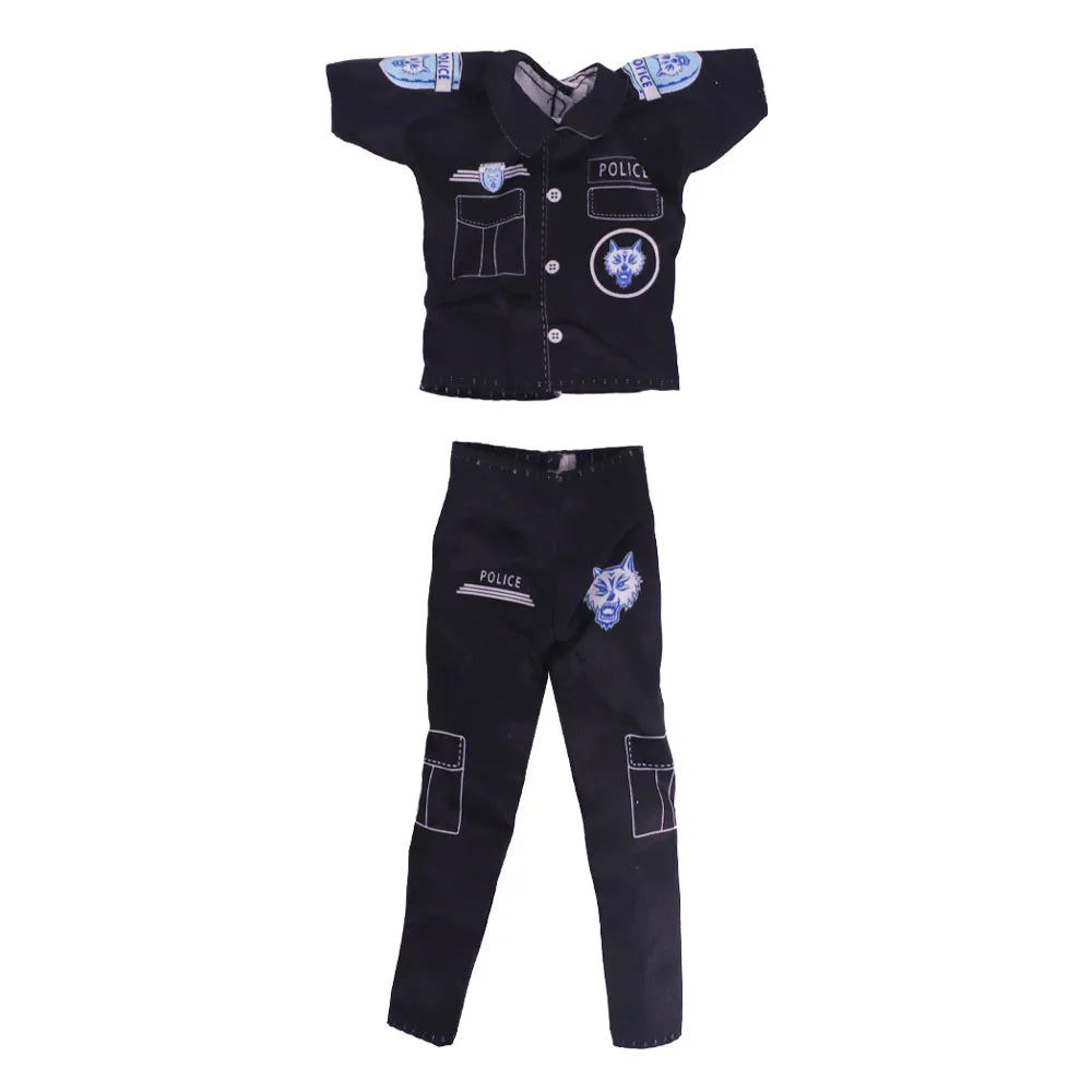 30cm Ken Doll Clothes – Pop Suit Top & Pants Outfit for Boys, Holiday Gift Doll Accessories