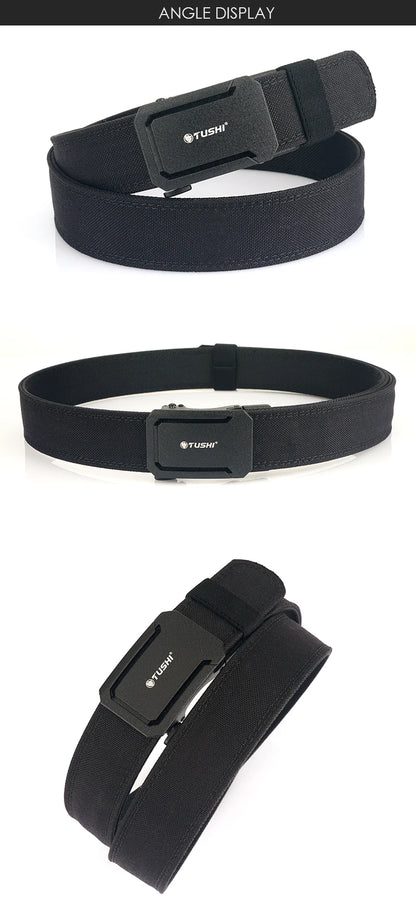 VATLTY Military Belt for Men – Sturdy Nylon with Metal Automatic Buckle, Tactical Police Duty & Outdoor IPSC Accessories