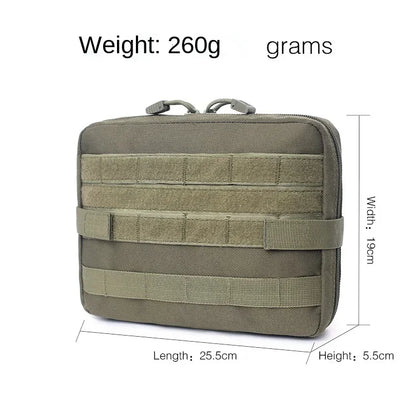 B3 MOLLE Tactical Pouch Bag – Medical EMT Emergency Pack, Outdoor Camping, Hunting & EDC Multi-Tool Utility Bag